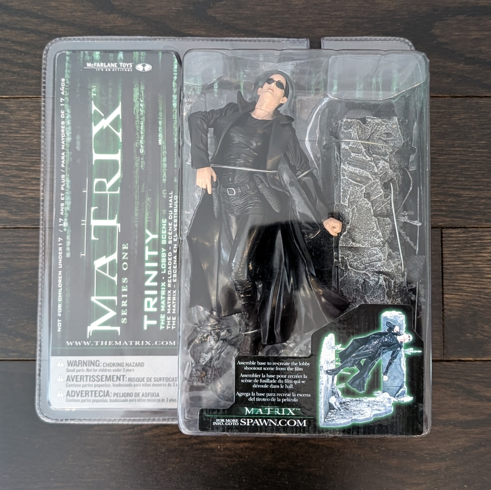 ⚠️ NIB Matrix McFarlane Series 1 RARE Trinity figure NEW & SEALED